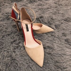 Multi-color high heels, brand new